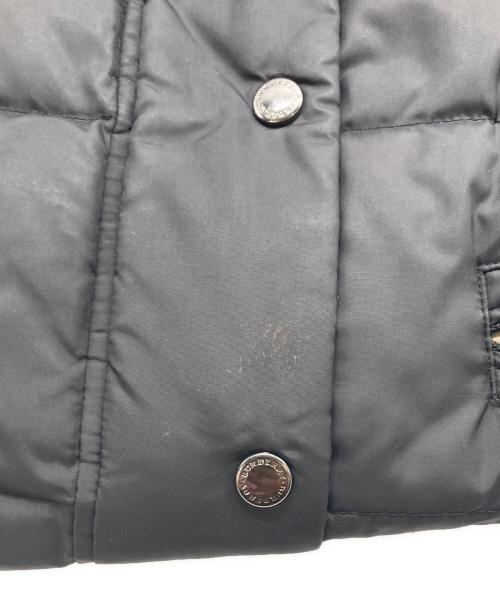 BURBERRY LONDON（バーバリーロンドン）BURBERRY LONDON (バーバリーロンドン) ファーフード付ダウンベスト ブラック サイズ:46の古着・服飾アイテム
