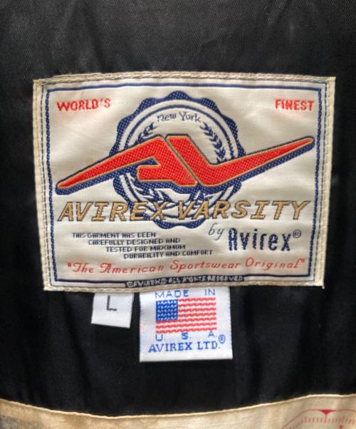 AVIREX（アヴィレックス）AVIREX (アヴィレックス) レザーフライトジャケット ブラック サイズ:SIZE Lの古着・服飾アイテム