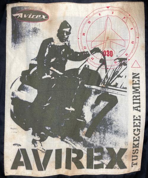 AVIREX（アヴィレックス）AVIREX (アヴィレックス) レザーフライトジャケット ブラック サイズ:SIZE Lの古着・服飾アイテム