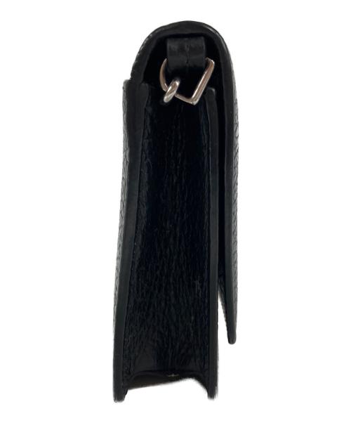 Maison Margiela（メゾンマルジェラ）Maison Margiela (メゾンマルジェラ) レザー チェーンウォレット ショルダーバッグ ブラック サイズ:下記参照の古着・服飾アイテム