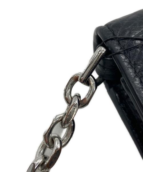 Maison Margiela（メゾンマルジェラ）Maison Margiela (メゾンマルジェラ) レザー チェーンウォレット ショルダーバッグ ブラック サイズ:下記参照の古着・服飾アイテム