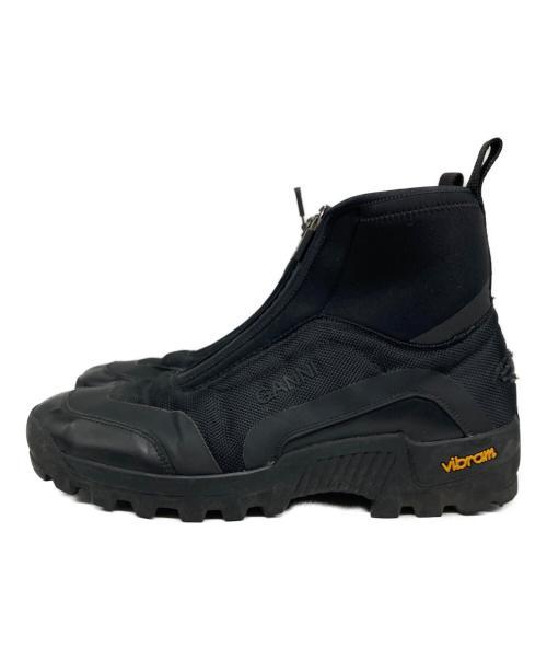 GANNI（ガニー）Ganni (ガニー) Performance High Top Zip Sneaker ブラック サイズ:SIZE 39の古着・服飾アイテム