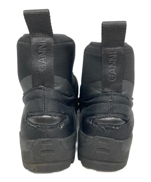 GANNI（ガニー）Ganni (ガニー) Performance High Top Zip Sneaker ブラック サイズ:SIZE 39の古着・服飾アイテム