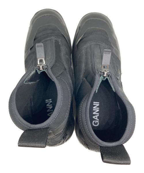 GANNI（ガニー）Ganni (ガニー) Performance High Top Zip Sneaker ブラック サイズ:SIZE 39の古着・服飾アイテム