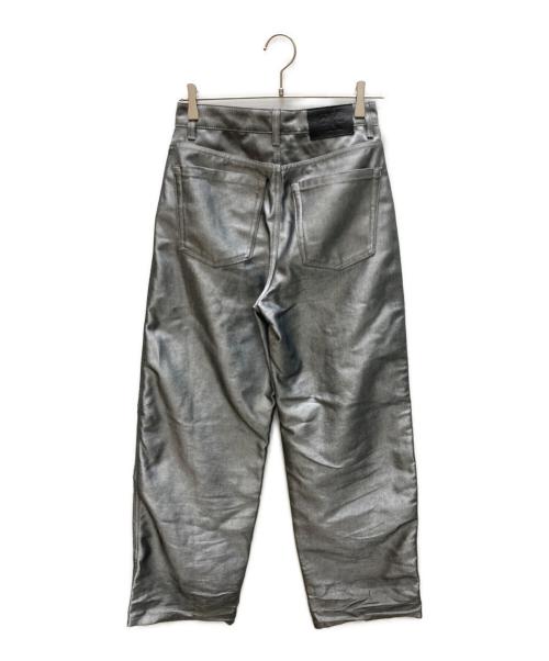 Calvin Klein（カルバンクライン）Calvin Klein (カルバンクライン) Shine Barrel Jeans グレー サイズ:US  25SHの古着・服飾アイテム
