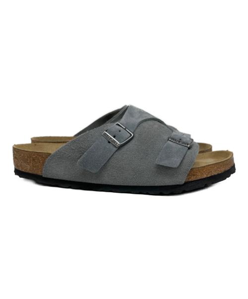 BIRKENSTOCK（ビルケンシュトック）BIRKENSTOCK (ビルケンシュトック) Zurich チューリッヒ スエードサンダル グレー サイズ:SIZE 27cmの古着・服飾アイテム