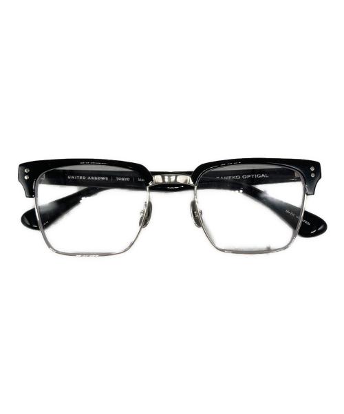 金子眼鏡（カネコガンキョウ）金子眼鏡 (カネコガンキョウ) UNITED ARROWS (ユナイテッドアローズ) MONT 眼鏡 ブラック サイズ:下記参照の古着・服飾アイテム