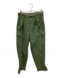 Sweden Army（スウェーデン軍）の古着「M59 カーゴパンツ」｜グリーン