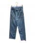 upper hights (アッパーハイツ) THE OLIVIA FLOW デニムパンツ インディゴ サイズ:SIZE 22 未使用品：12000円