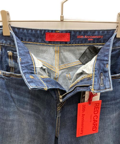 RED CARD TOKYO（レッドカード トウキョウ）RED CARD TOKYO (レッドカード トウキョウ) Spick and Span (スピック＆スパン) 35th Anniv. Wide デニムパンツ インディゴ サイズ:SIZE 22 未使用品の古着・服飾アイテム