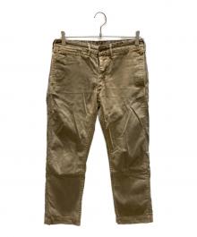 RRL（ダブルアールエル）の古着「ガーメントダイオフィサートラウザーパンツ」｜ベージュ