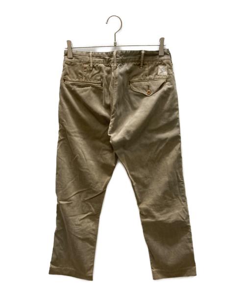 RRL（ダブルアールエル）RRL (ダブルアールエル) ガーメントダイオフィサートラウザーパンツ ベージュ サイズ:SIZE W29×L32の古着・服飾アイテム