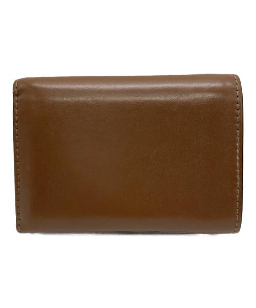 MARNI（マルニ）MARNI (マルニ) TRIFOLD 3つ折り財布 グリーン×ベージュの古着・服飾アイテム