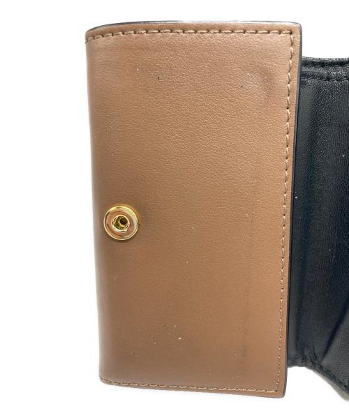 MARNI（マルニ）MARNI (マルニ) TRIFOLD 3つ折り財布 グリーン×ベージュの古着・服飾アイテム