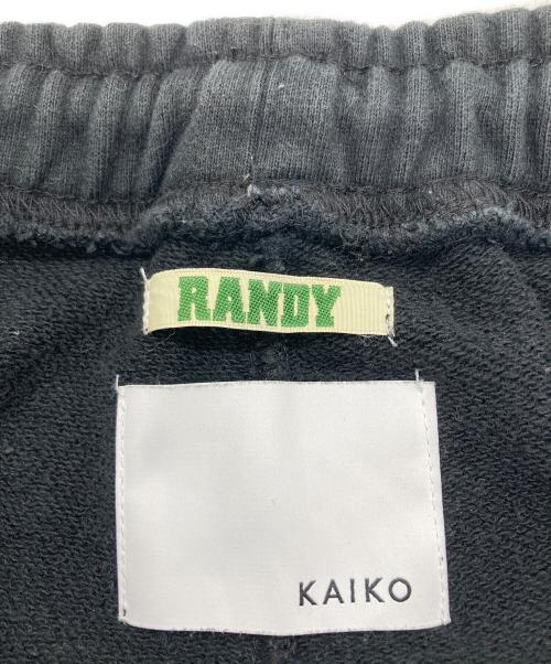 RANDY（ランディー）RANDY (ランディー) kaiko (カイコー) SAVE #RANDY-1 スウェットパンツ ブラック サイズ:SIZE 1の古着・服飾アイテム