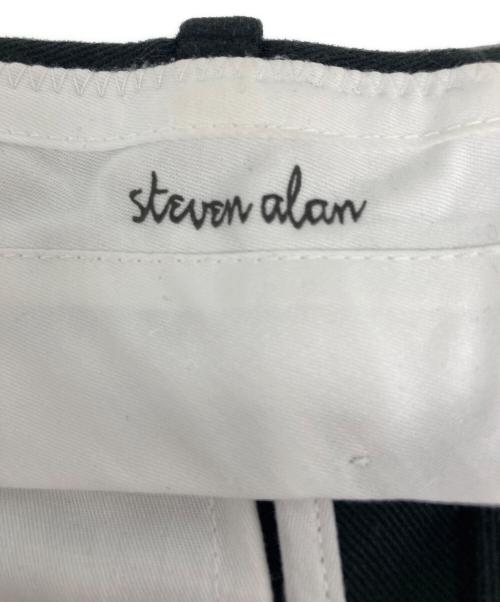 STEVEN ALAN（スティーブンアラン）STEVEN ALAN (スティーブンアラン) ドリル インツープリーツ ドレス トラウザーズ ブラック サイズ:Sの古着・服飾アイテム