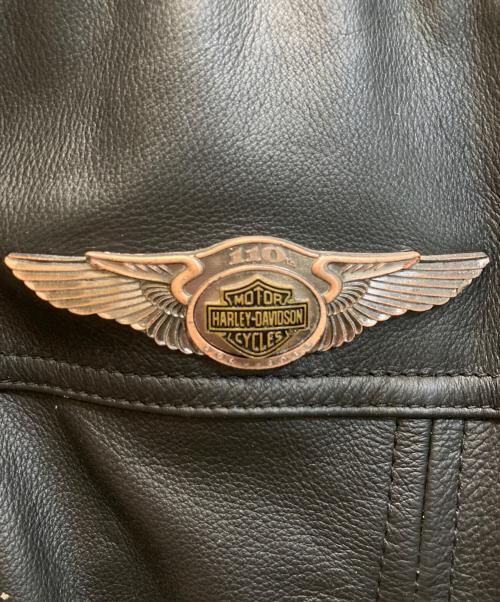 HARLEY-DAVIDSON（ハーレーダビッドソン）HARLEY-DAVIDSON (ハーレーダビッドソン) レザーライダースジャケット ブラック サイズ:SIZE Mの古着・服飾アイテム