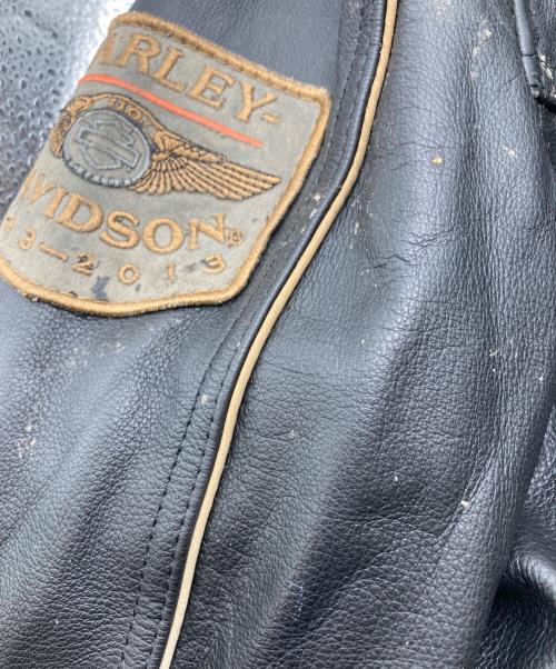 HARLEY-DAVIDSON（ハーレーダビッドソン）HARLEY-DAVIDSON (ハーレーダビッドソン) レザーライダースジャケット ブラック サイズ:SIZE Mの古着・服飾アイテム