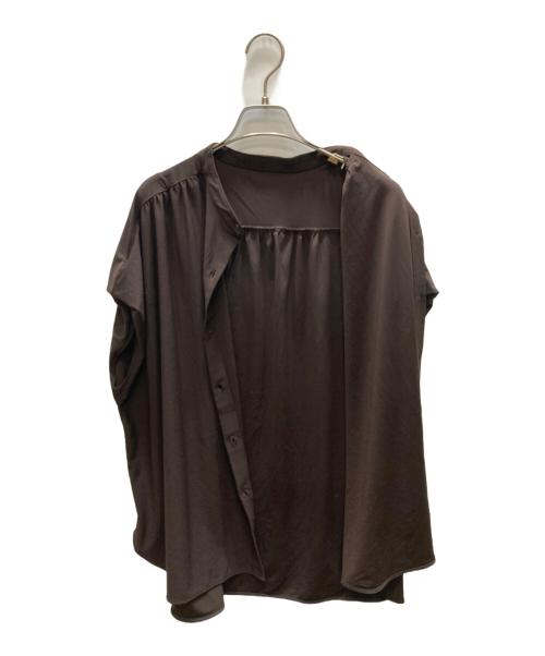 SLOBE IENA（スローブ イエナ）SLOBE IENA (スローブ イエナ) カットジョーゼットセットアップ ブラウン サイズ:36の古着・服飾アイテム