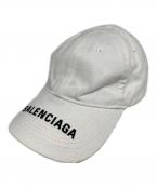 BALENCIAGAバレンシアガ）の古着「キャップ」｜ホワイト