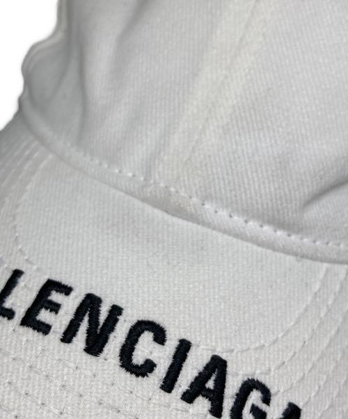 BALENCIAGA（バレンシアガ）BALENCIAGA (バレンシアガ) キャップ ホワイト サイズ:L（５９㎝）の古着・服飾アイテム