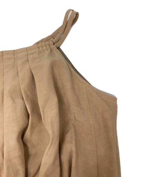 BRAHMIN（ブラーミン）BRAHMIN (ブラーミン) 2WAYキャミソールワンピース ベージュ サイズ:38 未使用品の古着・服飾アイテム