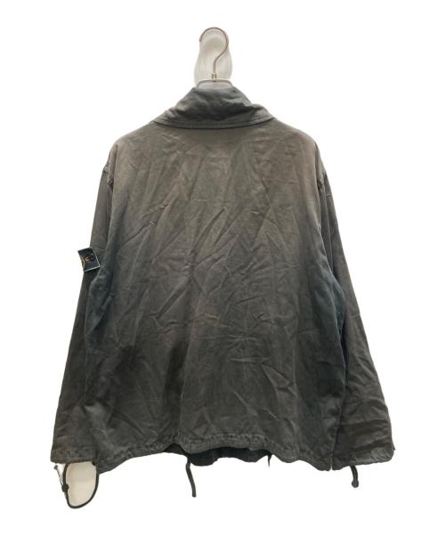 STONE ISLAND（ストーンアイランド）STONE ISLAND (ストーンアイランド) RASO GOMMATO ジャケット ブラック サイズ:Mの古着・服飾アイテム