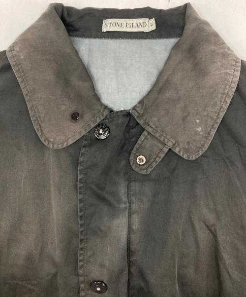 STONE ISLAND（ストーンアイランド）STONE ISLAND (ストーンアイランド) RASO GOMMATO ジャケット ブラック サイズ:Mの古着・服飾アイテム