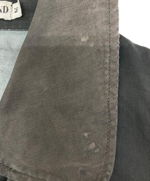 STONE ISLAND（ストーンアイランド）STONE ISLAND (ストーンアイランド) RASO GOMMATO ジャケット ブラック サイズ:Mの古着・服飾アイテム