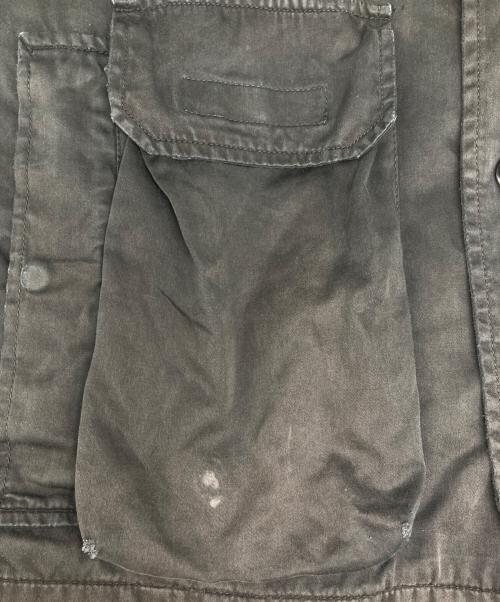 STONE ISLAND（ストーンアイランド）STONE ISLAND (ストーンアイランド) RASO GOMMATO ジャケット ブラック サイズ:Mの古着・服飾アイテム