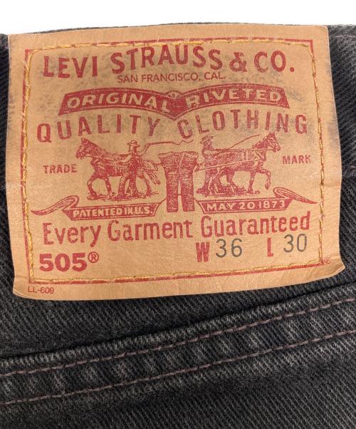 LEVI'S（リーバイス）LEVI'S (リーバイス) 505デニムパンツ ブラック サイズ:W36 L30の古着・服飾アイテム