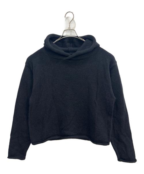 gadid anoniem（ガディッド アノニム）gadid anoniem (ガディッド アノニム) BOEN / BLACK ニットパーカー ブラック サイズ:FREEの古着・服飾アイテム