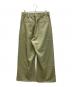 YHONE (ヨーン) Earthy Flow Pants オリーブ サイズ:SIZE 32/L 未使用品：16000円