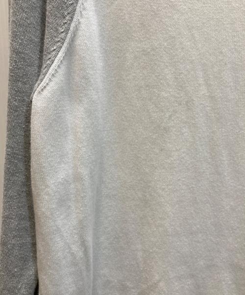 kaiko（カイコー）kaiko (カイコー) BASE BALL KNIT ホワイト×グレー サイズ:size　2の古着・服飾アイテム