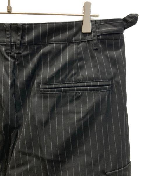 FOUND（ファウンド）FOUND (ファウンド) Hava Pinstripe Pleated Cargo Trousers ネイビー サイズ:SIZE 34の古着・服飾アイテム