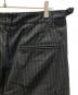中古・古着 FOUND (ファウンド) Hava Pinstripe Pleated Cargo Trousers ネイビー サイズ:SIZE 34：15000円