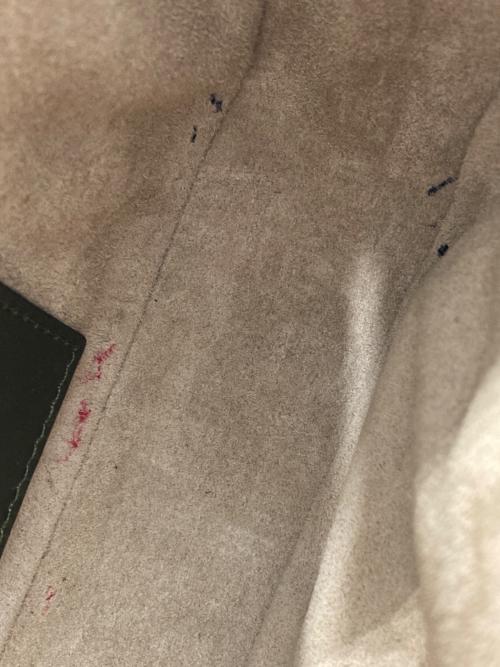 POLO RALPH LAUREN（ポロ・ラルフローレン）POLO RALPH LAUREN (ポロ・ラルフローレン) Polo ID レザーサドルバッグ オリーブの古着・服飾アイテム