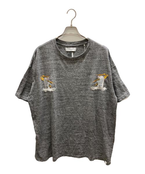 FACETASM（ファセッタズム）FACETASM (ファセッタズム) ALASKA 刺繍Tシャツ グレー サイズ:00 未使用品の古着・服飾アイテム