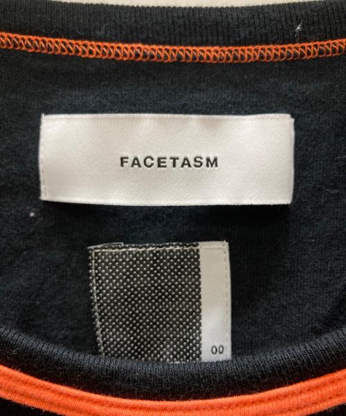 FACETASM（ファセッタズム）FACETASM (ファセッタズム) ラインTシャツ ブラック サイズ:00 未使用品の古着・服飾アイテム