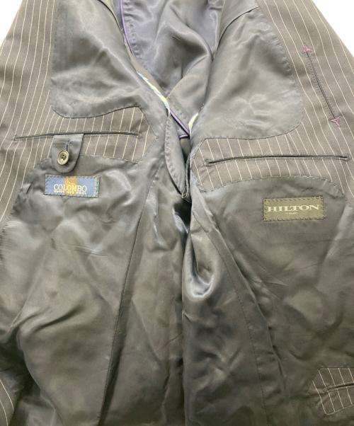 Hilton（ヒルトン）Hilton (ヒルトン) ストライプセットアップスーツ ネイビー サイズ:YA-6の古着・服飾アイテム