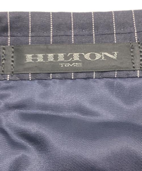 Hilton（ヒルトン）Hilton (ヒルトン) ストライプセットアップスーツ ネイビー サイズ:YA-6の古着・服飾アイテム