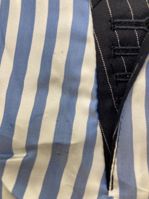 Hilton（ヒルトン）Hilton (ヒルトン) ストライプセットアップスーツ ネイビー サイズ:YA-6の古着・服飾アイテム