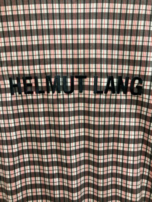 HELMUT LANG（ヘルムートラング）HELMUT LANG (ヘルムートラング) チェックカットソー ブラウン×レッド サイズ:Mの古着・服飾アイテム