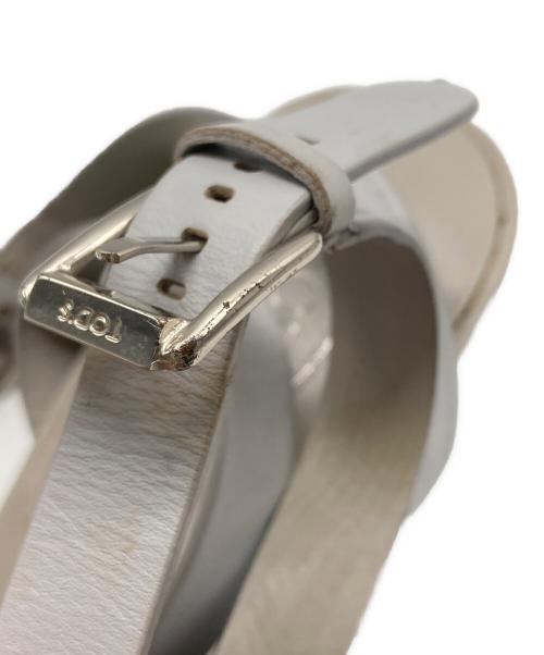 TOD'S（トッズ）TOD'S (トッズ) スタッズベルトストラップサンダル グレー サイズ:38 1/2の古着・服飾アイテム