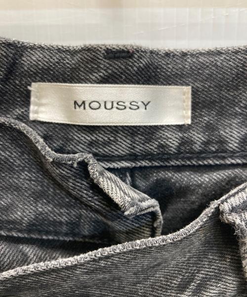 moussy（マウジー）moussy (マウジー) CROSS WAIST WIDE STRAIGHT ブラック サイズ:1の古着・服飾アイテム