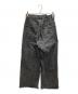 moussy (マウジー) CROSS WAIST WIDE STRAIGHT ブラック サイズ:1：7000円