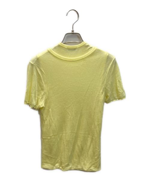 ATON（エイトン）ATON (エイトン) SILK BLENDED CIRCULAR RIB | FIT LAYERED TANK TOP イエロー サイズ:2 未使用品の古着・服飾アイテム