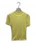 ATON（エイトン）の古着「SILK BLENDED CIRCULAR RIB | FIT LAYERED TANK TOP」｜イエロー