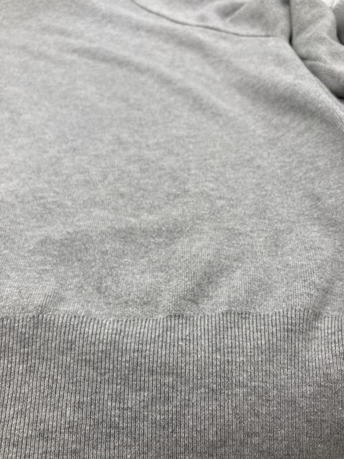 ATON（エイトン）ATON (エイトン) 50/3 ORGANIC SMOOTH HALF ZIP SWEATER グレー サイズ:2の古着・服飾アイテム