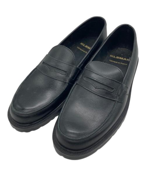 KLEMAN（クレマン）KLEMAN (クレマン) コインローファー ブラック サイズ:SIZE 37の古着・服飾アイテム